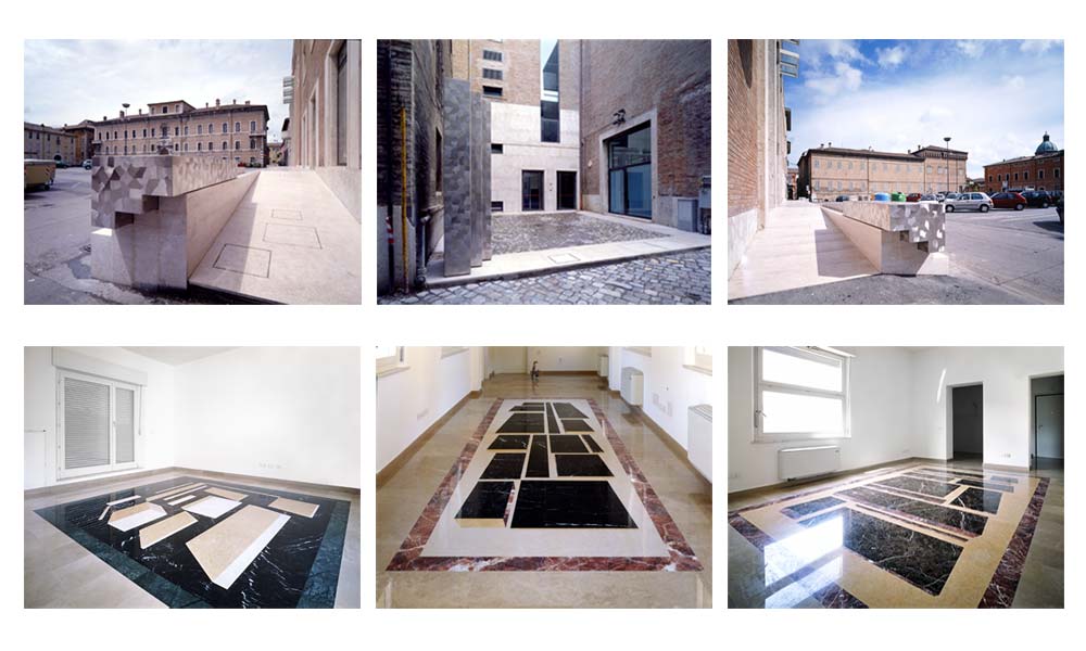 Site-specific art in architecture projects: Nicola Carrino e Marco Tirelli